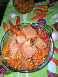 Foto resep Sambel Ikan Asin Jambal Roti