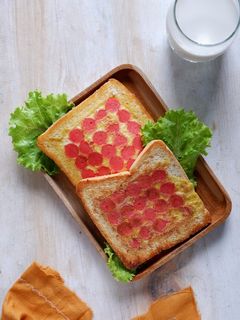 Foto resep Roti Sosis Telur (RoSosTel)