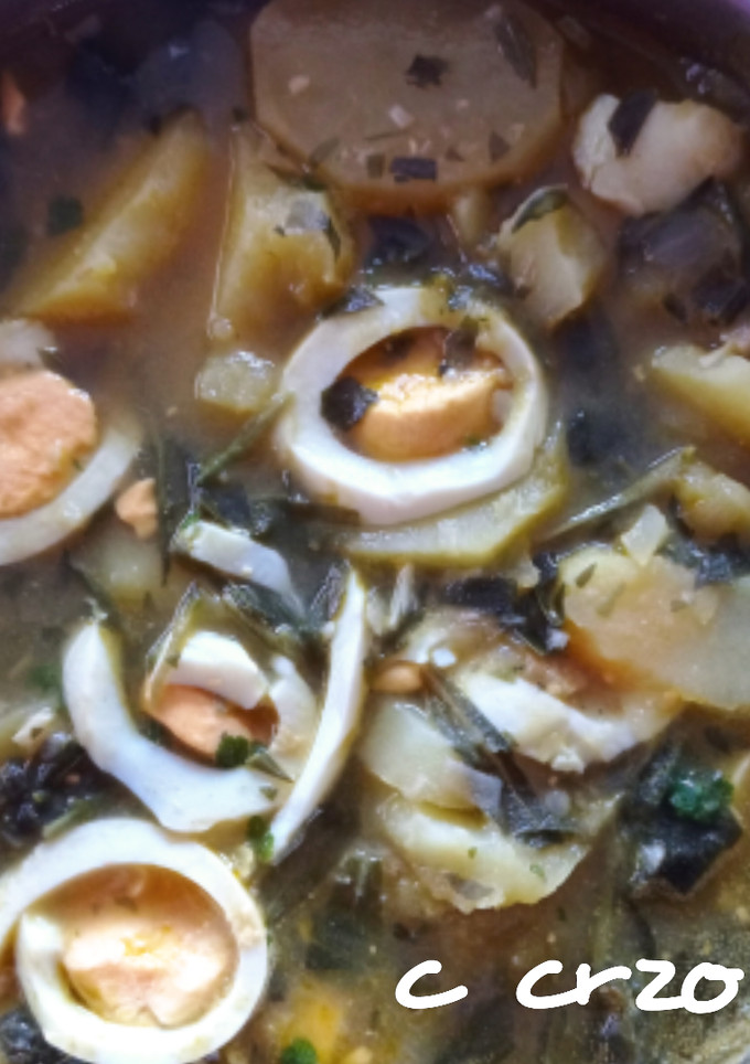 Una foto de Patatas guisadas con collejas