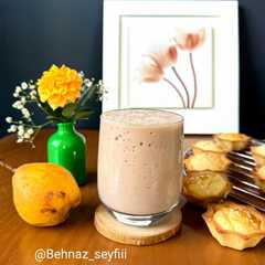 اسموتی گلابی و موز 🌼-レシピのメイン写真