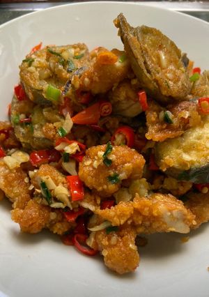 Foto resep Ayam terong cabe tumis pedas