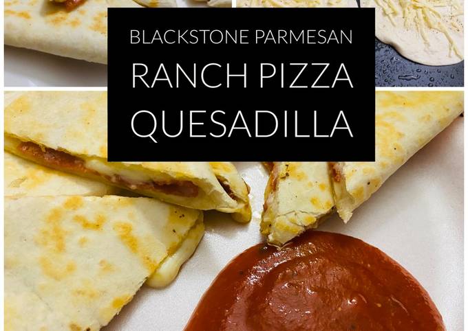 Blackstone Parmesan Ranch Pizza Quesadillas Recipe by Blackstone
