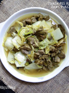 Foto resep Tumis Ati Ayam Sawi Putih (sisa lebaran)