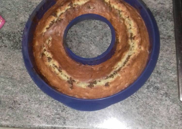 Bizcocho de plátano y chocolate