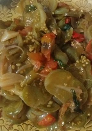 Foto resep Oseng tomat hijau