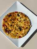 Frittata tomates, olives et feta