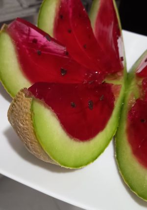 عکسی از دستور ژله طالبی