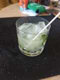 Basil drop martini