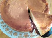 Una foto de chocoflan a baño maria