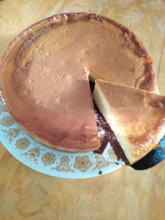 Una foto de Chocoflan de tres leches a baño maría
