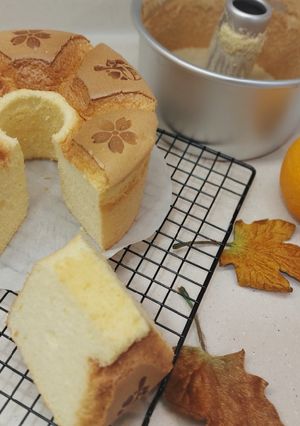 Foto resep Orange chiffon cake