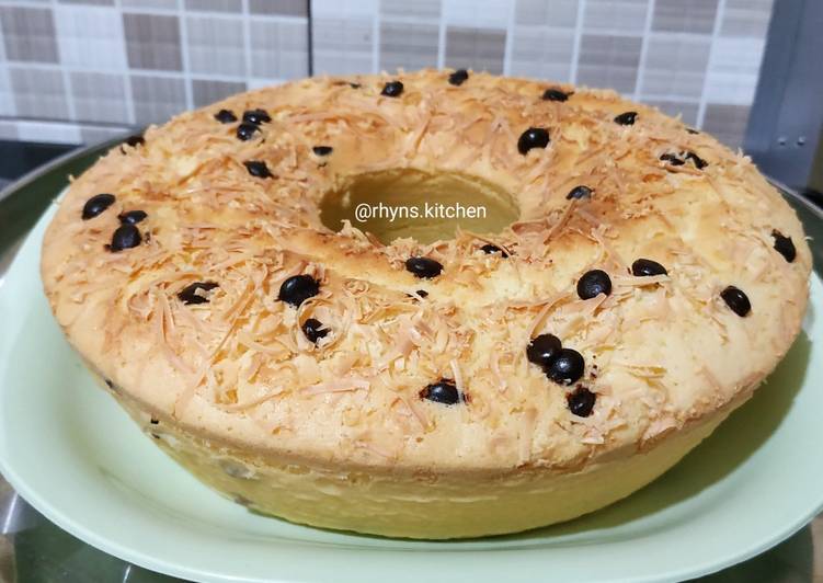 Bolu Keju Chocochips 3 telur Metode All in One