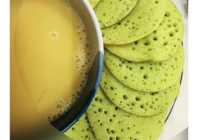 Resep Serabi Pandan Kinca Nangka Oleh Ailul Cookpad