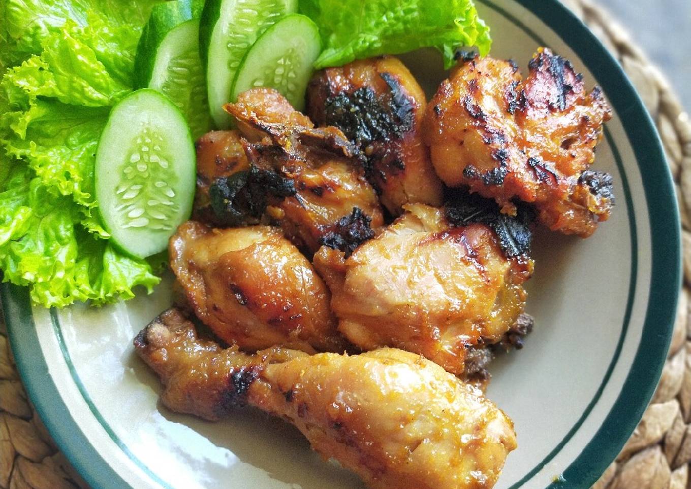 Resep Ayam panggang bumbu bacem Anti Gagal
