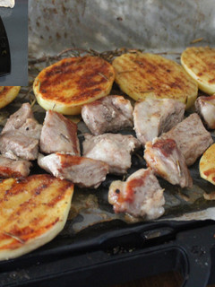 Una foto de Secreto con patatas al grill doble