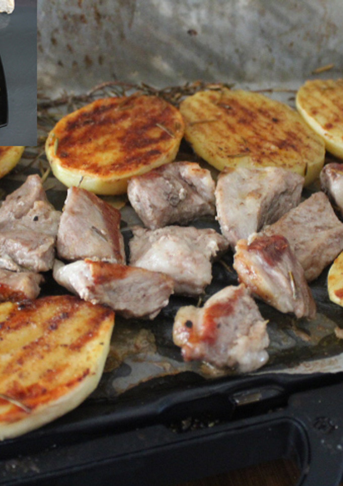 Una foto de Secreto con patatas al grill doble