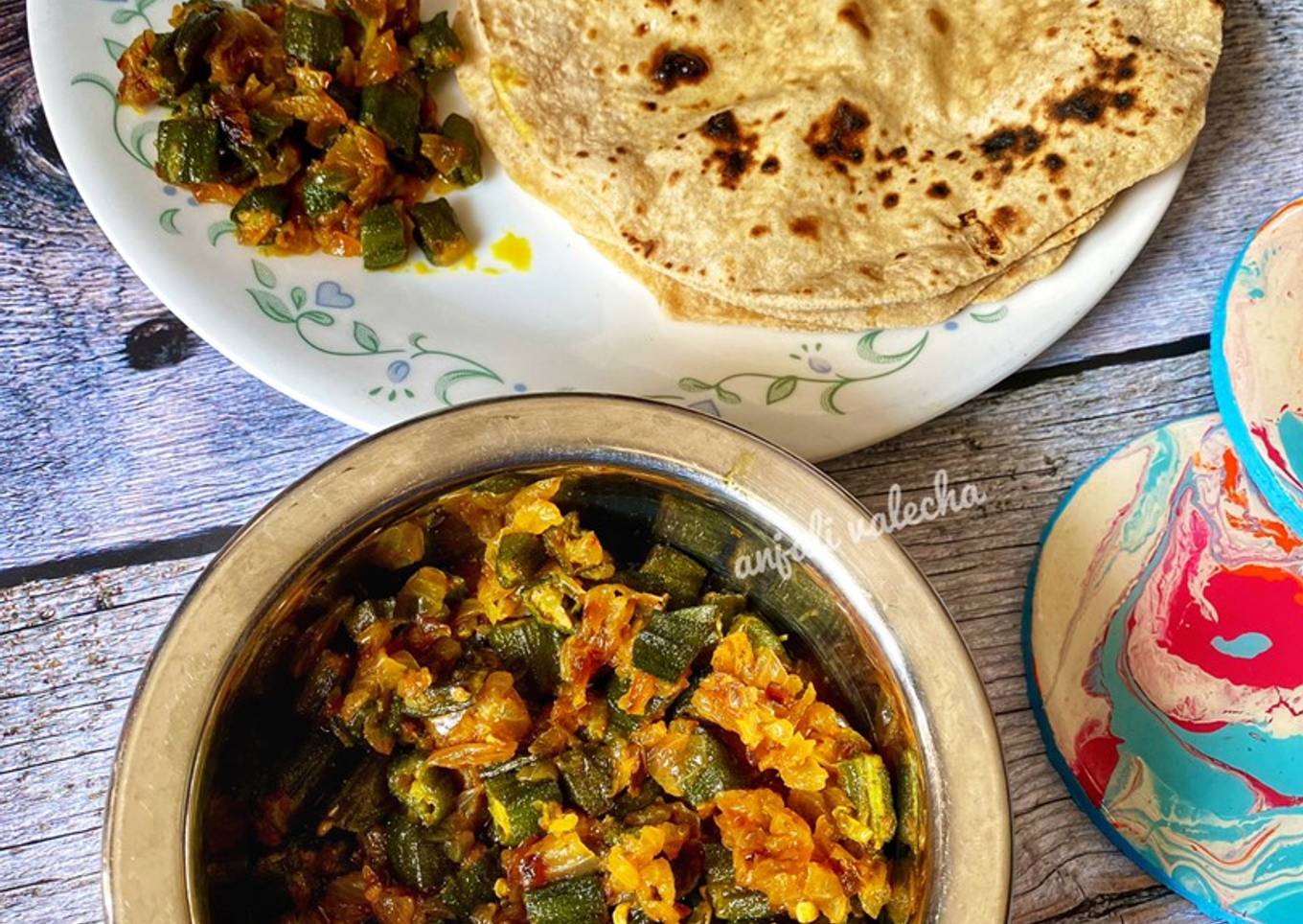 Bhindi do pyaza