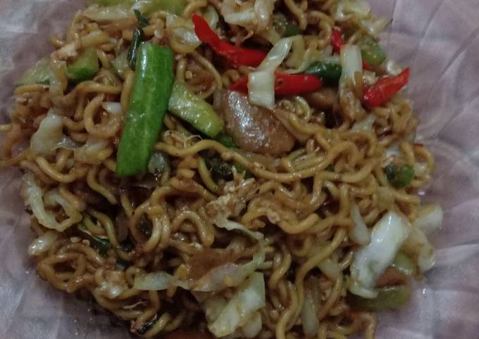 Mie Goreng pedas sederhana