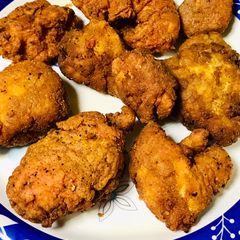 Homemade kfc style chicken A picture of Homemade kfc style chicken.