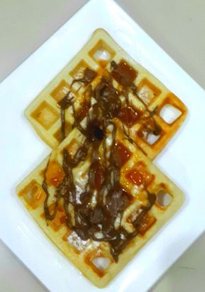 A picture of Buttermilk waffles.