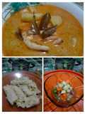 Kue Jala kuah kari ceker ayam