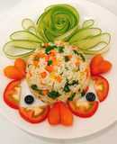 Cơm chiên dương châu chay