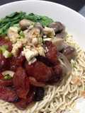 Mie keriting lapciong + jamur