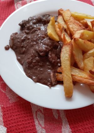 Una foto de Panitas de pollo en leche