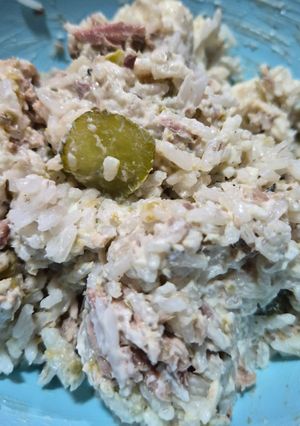A picture of Quick Rice and Sardine Salad.