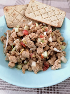 Una foto de Ceviche de soya