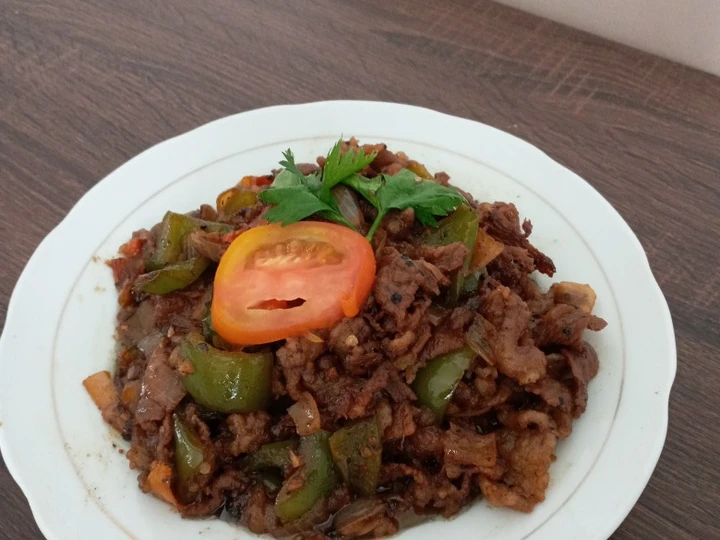 Langkah Gampang Menyiapkan Resep Sapi lada hitam yang Sempurna