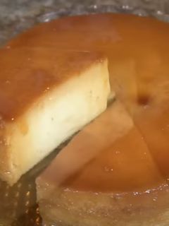 Una foto de Flan Napolitano sin horno o con horno