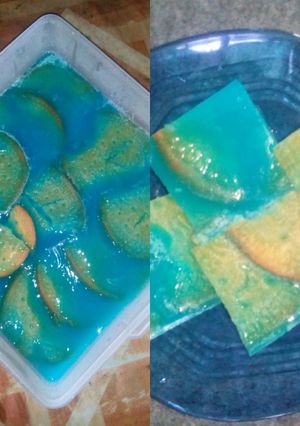 Foto resep Blue puding marie