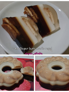 Foto resep Agar-agar lapis biskuit marie regal