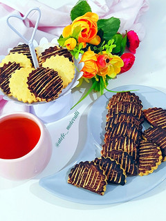 عکسی از دستور بیسکویت پرتقال کاکائویی