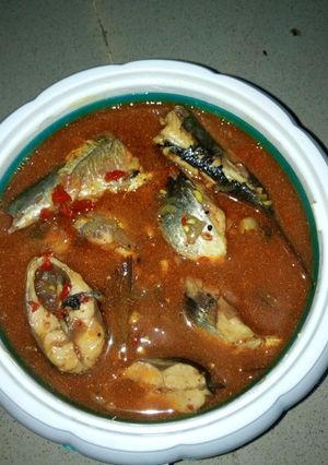 A picture of Fish pepper soup.