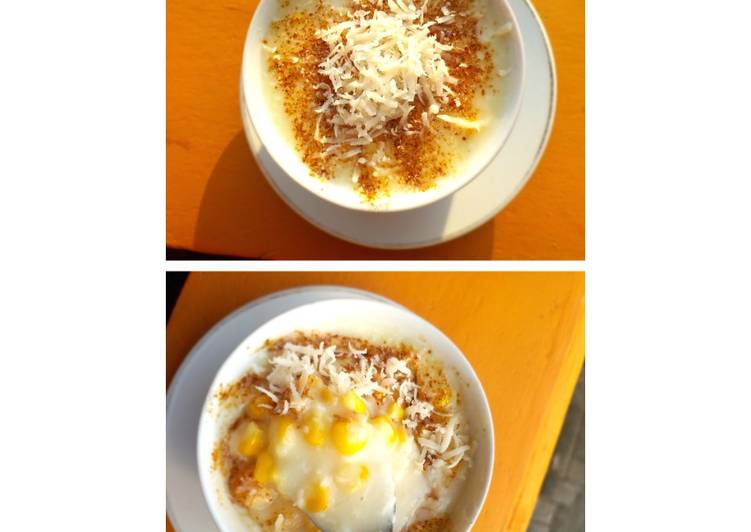Creamy cheese corn soup