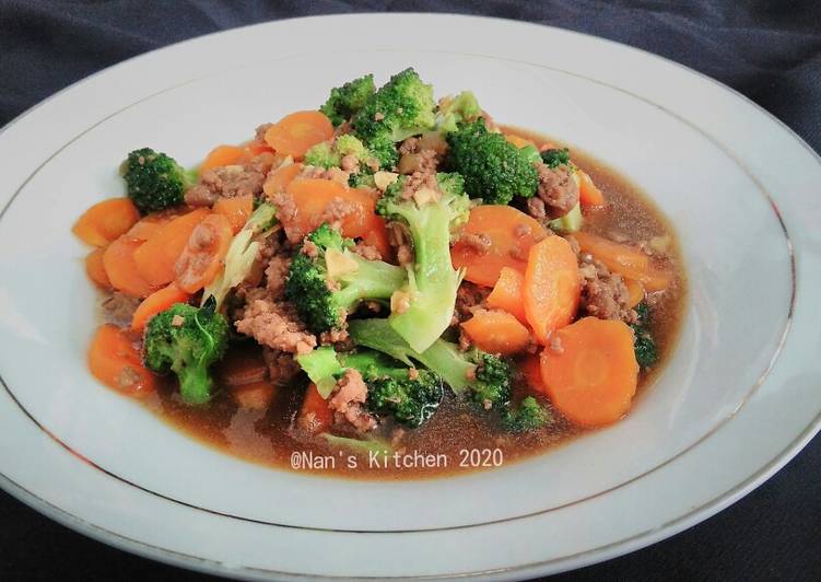 Resep Cah Daging Sapi Brokoli Dan Wortel yang Sempurna