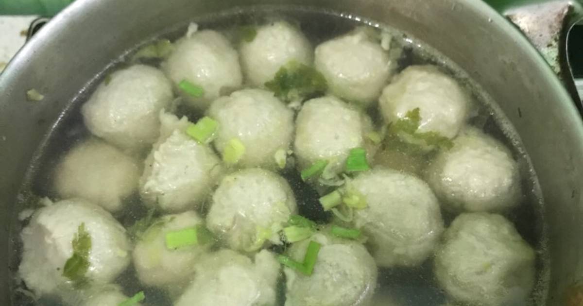  Resep  Bakso  daging sapi  Anti  gagal  oleh Kukped Mami Judes 