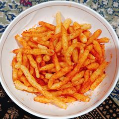 A picture of Rice flour Kurkure.