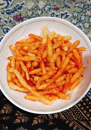 A picture of Rice flour Kurkure.