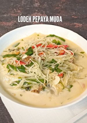 Foto resep Lodeh Pepaya Muda