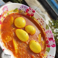 A picture of Egg Curry (Anda Curry).