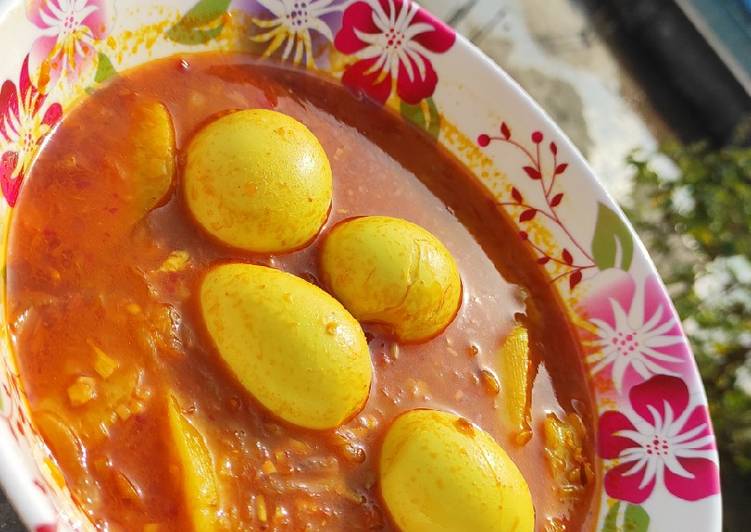 Recipe of Homemade Egg Curry (Anda Curry)