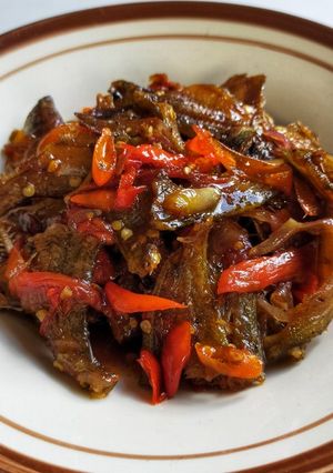 Foto resep Ikan asin pedas manis