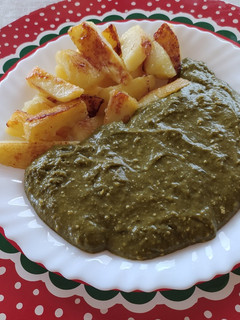 Sóskamártás sült krumplival #gluténmentes #tejmentes recept fotója