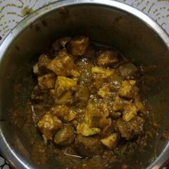 A picture of Soya bean paneer.
