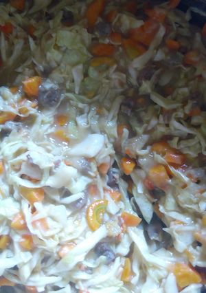 A picture of Cabbage sauce.