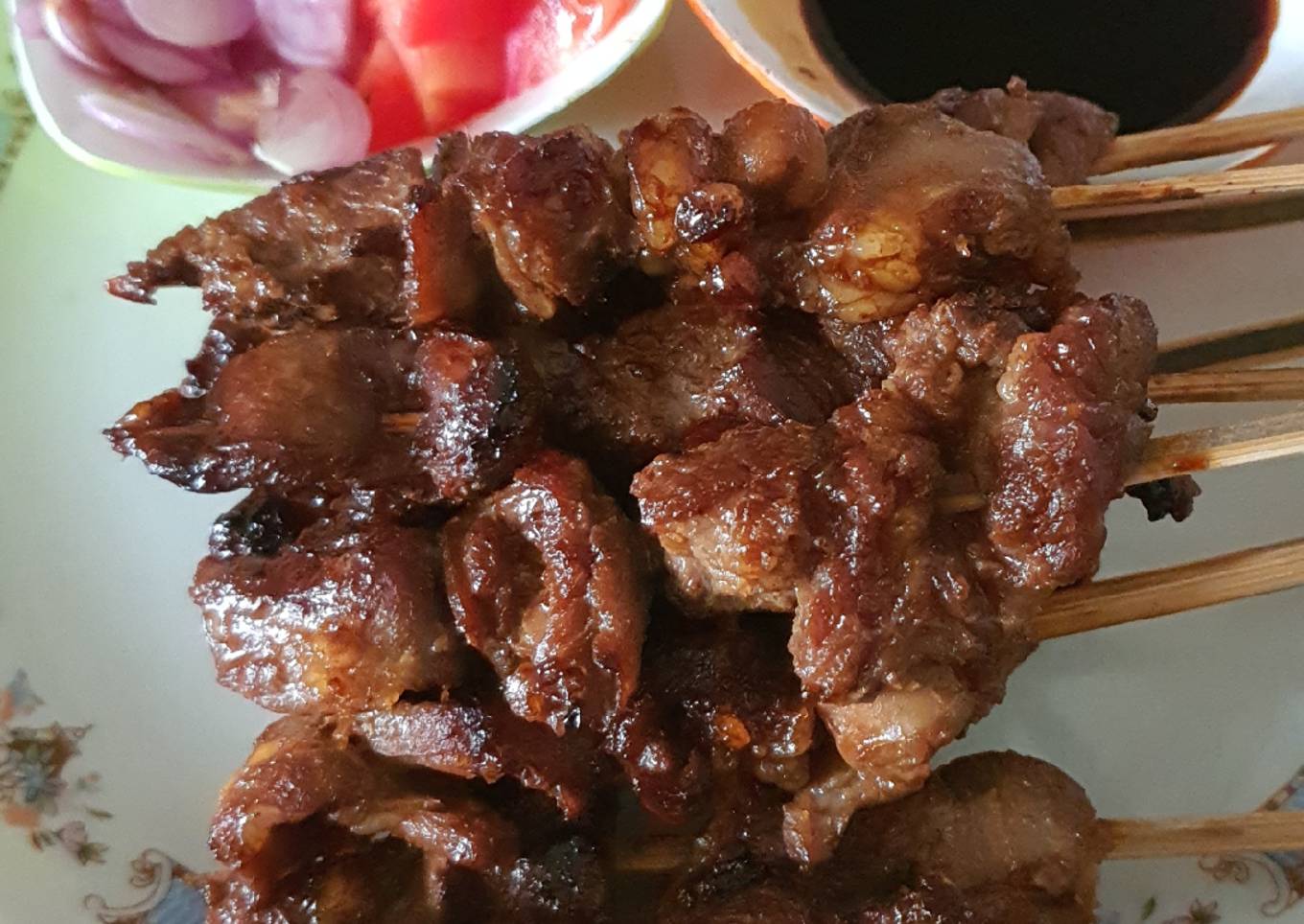 Sate Kambing bumbu Kecap
