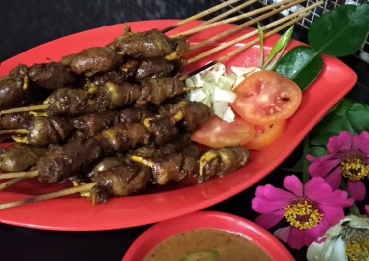 Sate jantung ayam